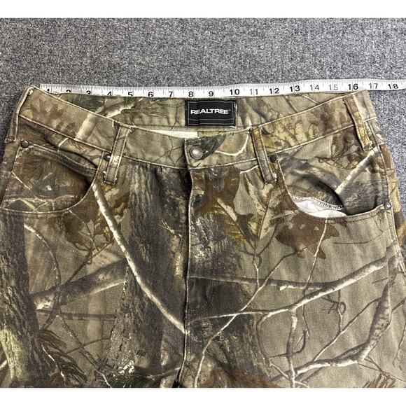 Realtree Camo Men's 34x342Double Knee Cotton Camouflage Pants Outdoor Hunting - Picture 4 of 7